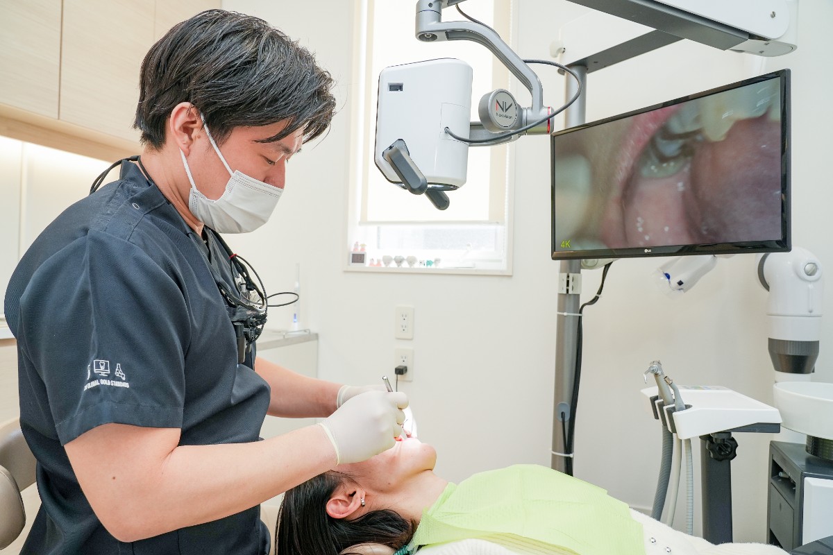 STEP03. セラミックを削り出し、装着