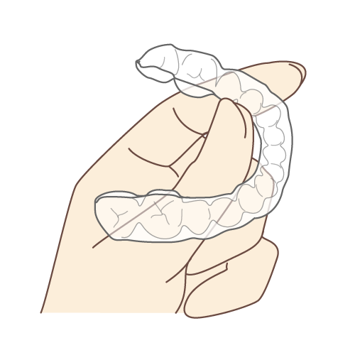 2.クリーニング・マウスピース製作